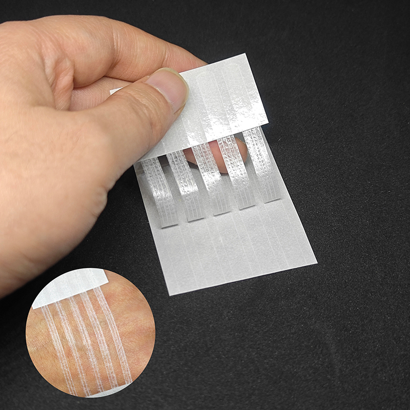 Medical Tape - 6/10 ชิ้น เทปกาวสำหรับปิดแผล แถบปิดแผลศัลยกรรม ซ่อมแซมแผลหลังคลอด กาวติดแผลสำหรับการแพทย์และเสริมความงาม