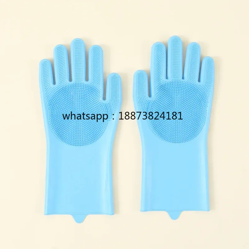 Medical Gloves - ถุงมือทำความสะอาดสัตว์เลี้ยง ถุงมืออาบน้ำสุนัขและแมว ถุงมือขัดทำความสะอาดอเนกประสงค์ ฟองน้ำซิลิโคนกำจัดขนอย่างรวดเร็ว