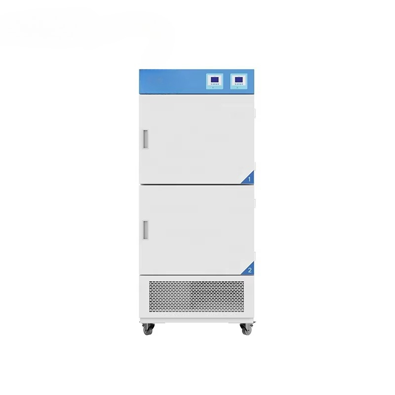 Lab Incubator - เครื่องวิเคราะห์ชีวเคมีแบบหลายห้อง BJPX-M150-2C 0~60 ℃ ตู้บ่มเพาะแบบมีกระจกสแตนเลสด้านในสำหรับห้องปฏิบัติการ