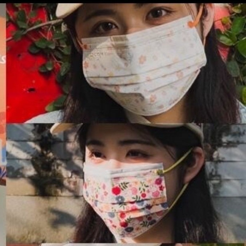Surgical Mask - หน้ากากอนามัยลายการ์ตูนคาวาอี้ ป้องกันฝุ่น กันน้ำ ป้องกันเชื้อโรค ระบายอากาศได้ดี ไม่ระคายเคืองหู