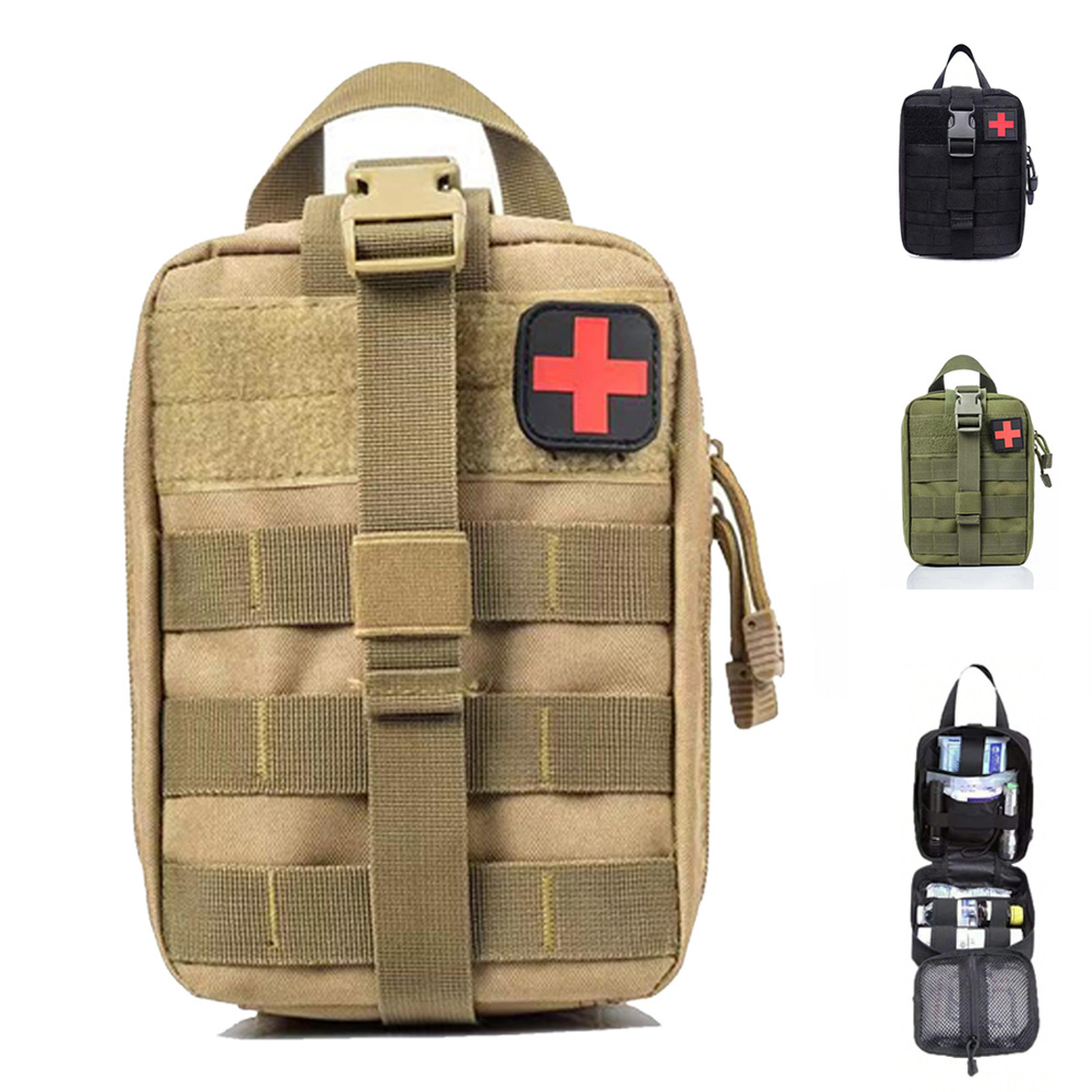 First Aid Kit - ชุดปฐมพยาบาล กระเป๋าฉุกเฉินทางการแพทย์สำหรับผู้ชาย ผู้หญิง กิจกรรมกลางแจ้ง กีฬา ท่องเที่ยว