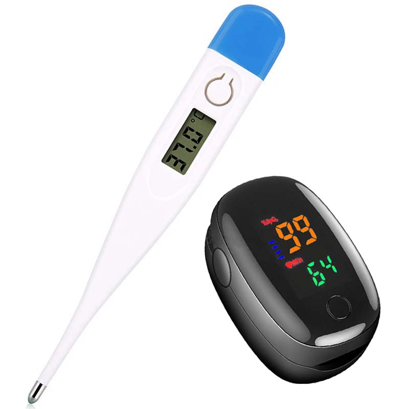 Pulse Oximeter - Pulse Oximeter Finger Medical เครื่องวัดอุณหภูมิในครัวเรือนเด็กผู้ใหญ่เครื่องวัดอุณหภูมิหูทางการแพทย์เครื่องวัดอุณหภูมิดิจิตอลเครื่องวัดอุณหภูมิไข้
