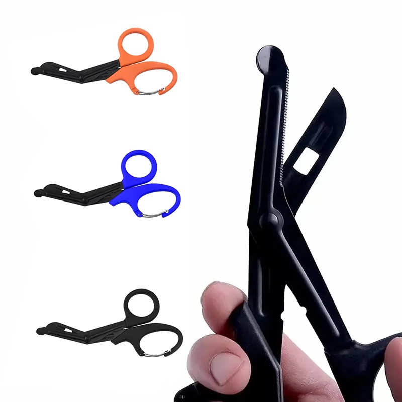 Medical Scissors - กรรไกรตัดผ้าพันแผลฉุกเฉิน กรรไกรแพทย์ อุปกรณ์ EDC สำหรับกิจกรรมกลางแจ้ง กรรไกรกู้ภัยทางยุทธวิธี