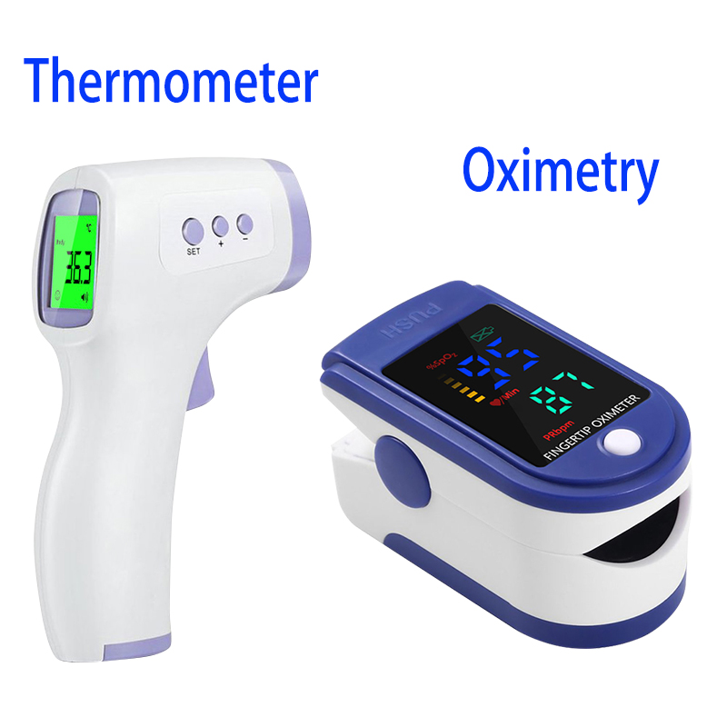 เครื่องวัดอุณหภูมิร่างกายแบบไม - Pulse Oximeter บทวิจารณ์และราคา