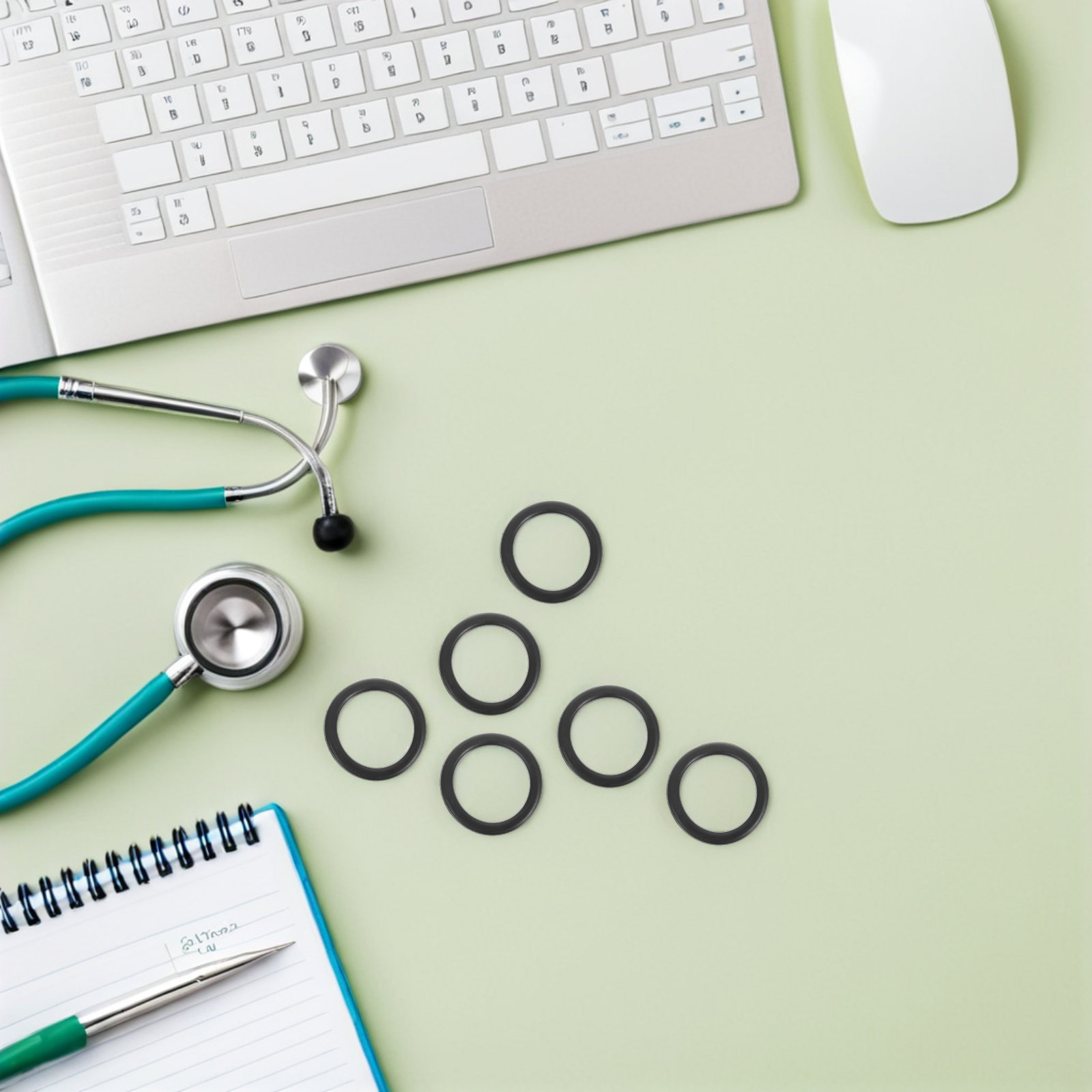 10 ชิ้น แหวนยึดไดอะแฟรมหูฟังแพ - Stethoscope บทวิจารณ์และราคา