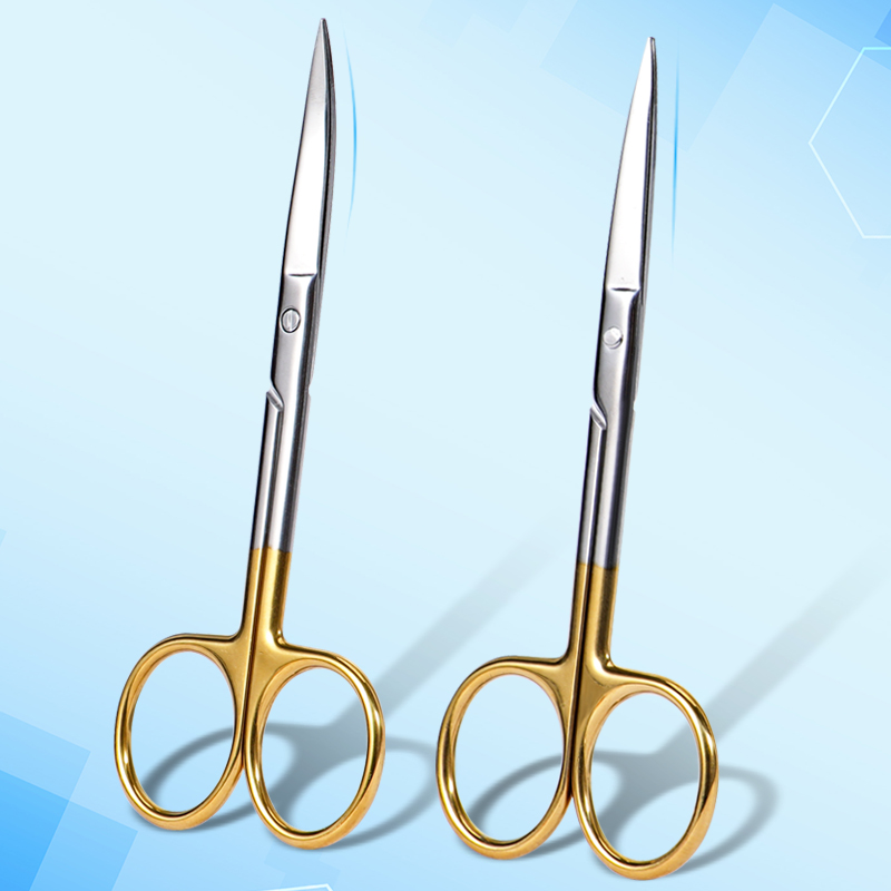 กรรไกรด้ามทองสำหรับทันตกรรม 1  - Medical Scissors บทวิจารณ์และราคา