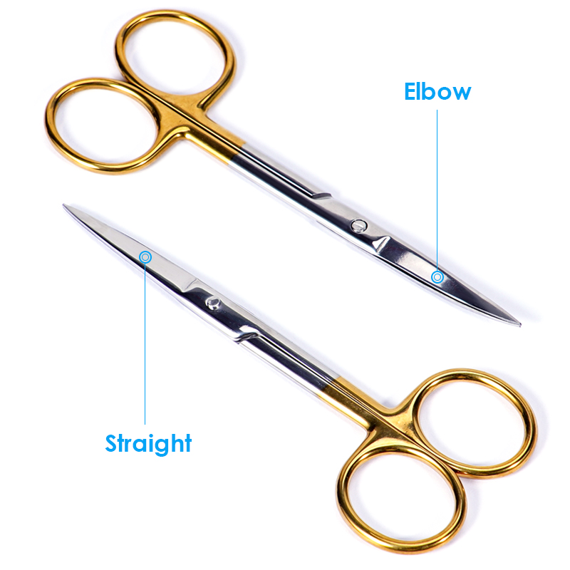 กรรไกรด้ามทองสำหรับทันตกรรม 1  - Medical Scissors บทวิจารณ์และราคา