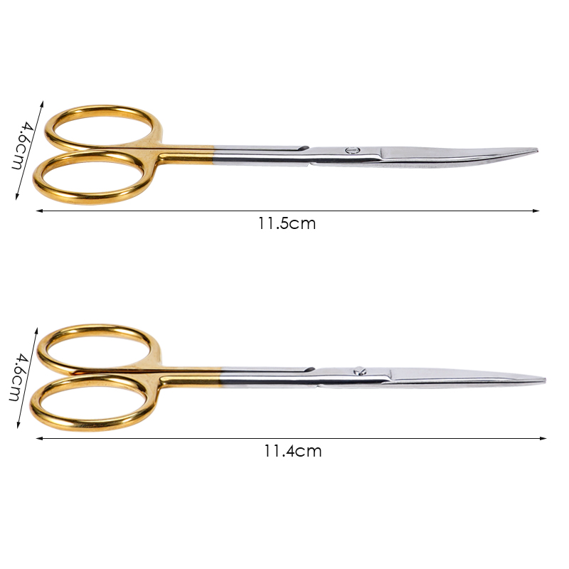 กรรไกรด้ามทองสำหรับทันตกรรม 1  - Medical Scissors บทวิจารณ์และราคา