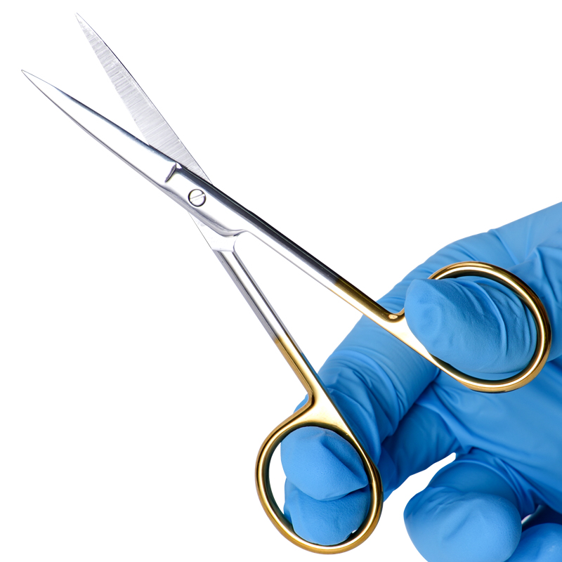 กรรไกรด้ามทองสำหรับทันตกรรม 1  - Medical Scissors บทวิจารณ์และราคา