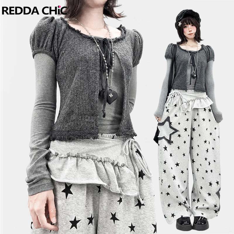 REDDACHiC เสื้อคาร์ดิแกนแขนพอง - Bandage บทวิจารณ์และราคา