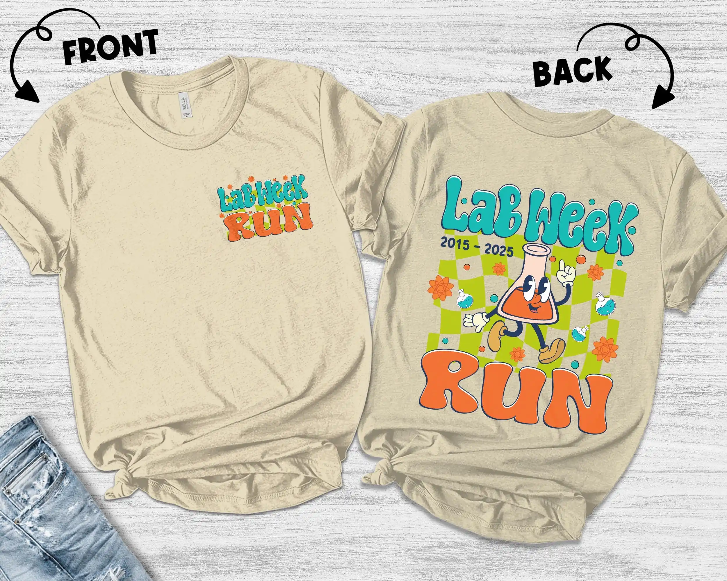 เสื้อยืด Retro Lab Week 2025 ร - Medical Lab Week 2025 บทวิจารณ์และราคา