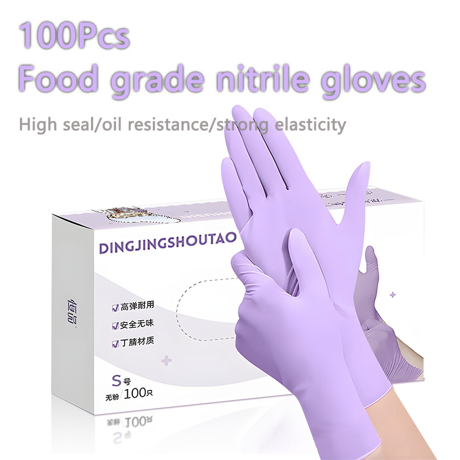 20-300pcs ถุงมือไนไตรล์ทิ้งสีม - Medical Gloves บทวิจารณ์และราคา