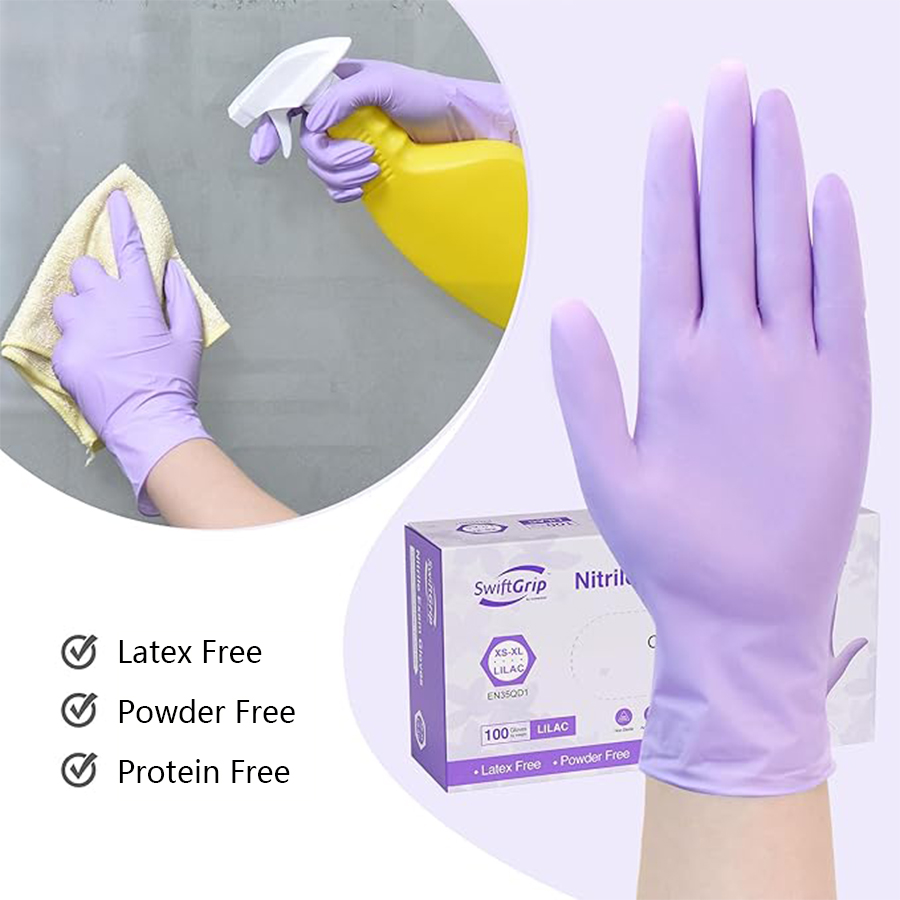 20-300pcs ถุงมือไนไตรล์ทิ้งสีม - Medical Gloves บทวิจารณ์และราคา