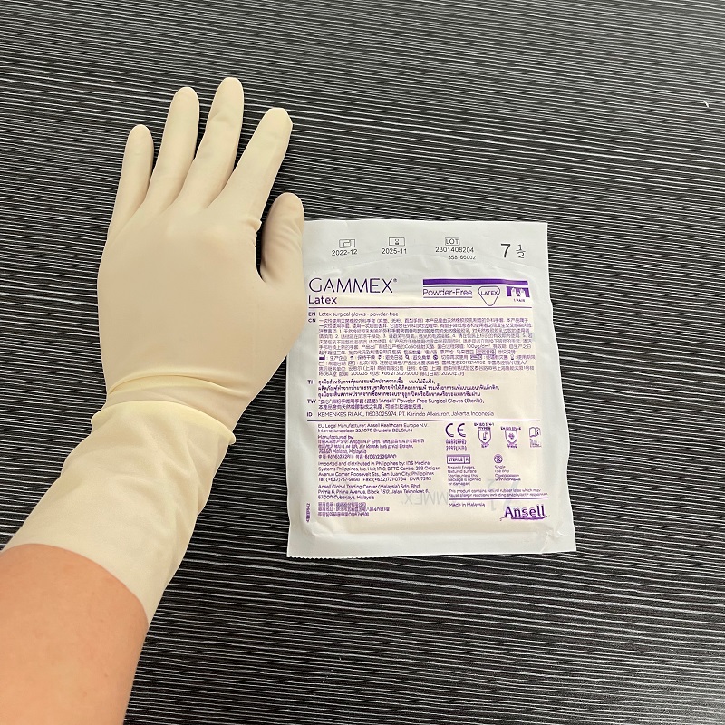 ถุงมือยาง Ansell Gammex (1 คู่ - Medical Gloves บทวิจารณ์และราคา