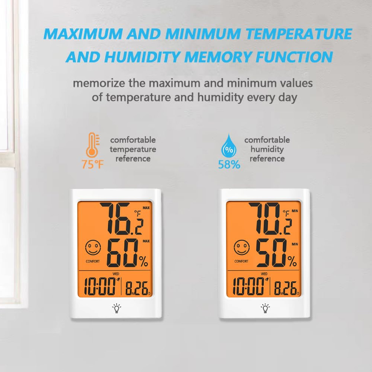 เครื่องวัดอุณหภูมิและความชื้นแ - Thermometer Digital บทวิจารณ์และราคา