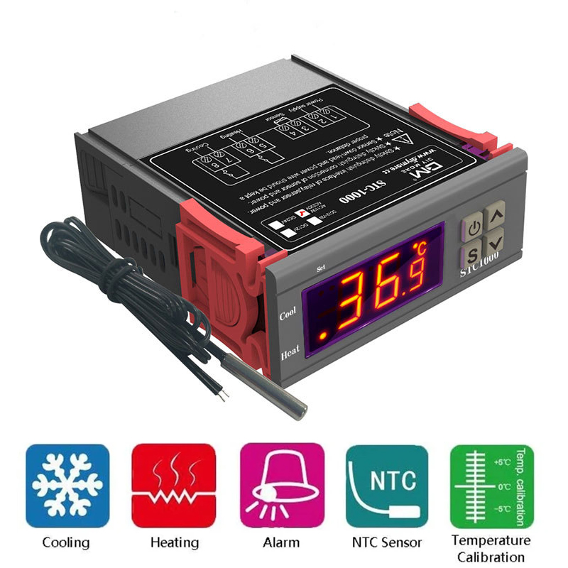 STC-1000 ตัวควบคุมอุณหภูมิแบบด - Lab Incubator บทวิจารณ์และราคา