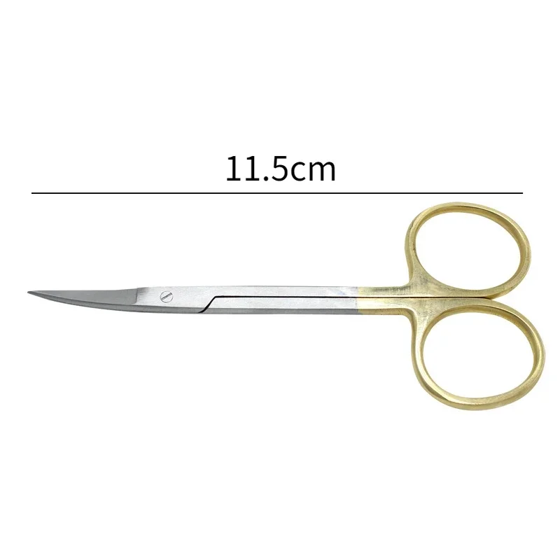5PcDentalผ่าตัดกรรไกรตรง/โค้งT - Medical Scissors บทวิจารณ์และราคา